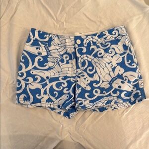 Lilly Pulitzer Alligator Shorts